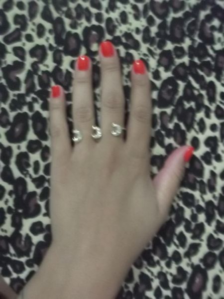 Anel 3 Luas com Strass