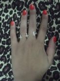 Anel Cruz com Strass